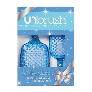 Blue Glitter Unbrush Holiday Duo Set